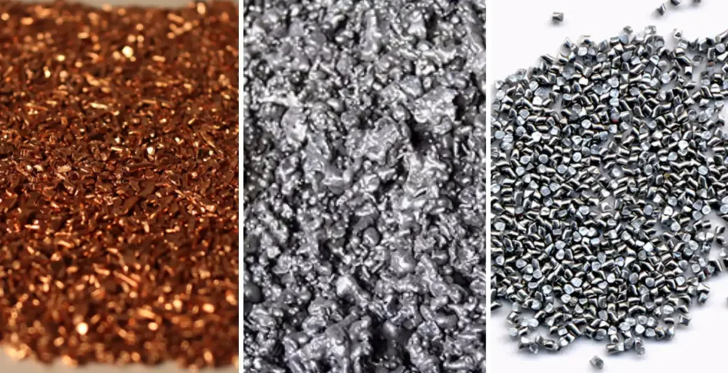 Noticias Mineras. Producción de cobre, zinc, plomo, hierro, estaño y molibdeno